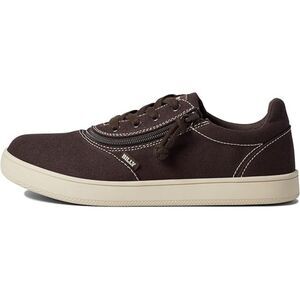 BILLY Footwear Sneaker II low top shoes in dark brown canvas 9 W US